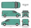 Opel Vivaro Cargo Panel Van L2H1 Swing Rear Door 2015