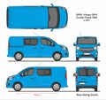 Opel Vivaro Combi Panel Van L1H1 2015 Blueprint