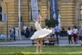 Open air ballet performance