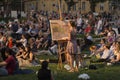 Open air classical music concert in Zagreb