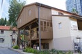 Open air commercial center and park Sarona, German templer colony in Tel-Aviv