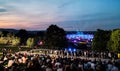 Open-air concert of a Summer Night from the magnificent gardens of the Schonbrunn Palace with the Philharmonic Orchestra of Vienna