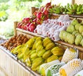 Open air fruit market in Thailand Royalty Free Stock Photo