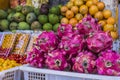 Open air fruit market in the village in Bali, Indonesia. Royalty Free Stock Photo