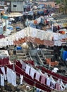 Open-air laundry, Mumbai Royalty Free Stock Photo