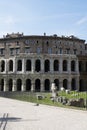Open-air Marcellus Theatre in Rome Royalty Free Stock Photo