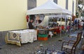 Open air market in Funchal, Madeira, Portugal Royalty Free Stock Photo