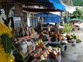 Open air market, Luang Prabang, Laos Royalty Free Stock Photo