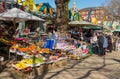 Open air market in Norwich, Norfolk, England