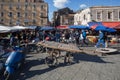 Open air market on Piazza Carlo Alberto, in Catania, Sicily