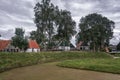 In the open air museum on a cloudy summer day, Enkhuizen, the Netherlands