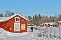 Open-air museum HÃÂ¤gnan in Gammelstad