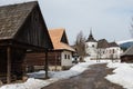 Open-air museum of Liptov Village in Pribylina, Slovakia Royalty Free Stock Photo