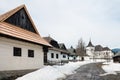 Open-air museum of Liptov Village in Pribylina, Slovakia Royalty Free Stock Photo