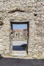 Open-air museum Mistras. The medieval city in Greece, near town Sparta