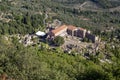 Open-air museum Mistras. The medieval city in Greece, near town Sparta Royalty Free Stock Photo