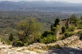 Open-air museum Mistras. The medieval city in Greece, near town Sparta Royalty Free Stock Photo