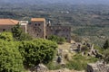 Open-air museum Mistras. The medieval city in Greece, near town Sparta Royalty Free Stock Photo