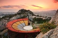 Open air theatre, Athens. Royalty Free Stock Photo