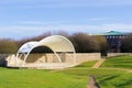 Open air theatre in beautiful park in spring Royalty Free Stock Photo