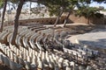 Open air theatre in Rethymno Royalty Free Stock Photo