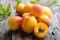 open apricot Royalty Free Stock Photo