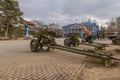 The open area of the Museum of technology Boguslaev Royalty Free Stock Photo