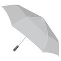 Open automatic umbrella mockup, realistic style