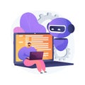 Open automation architecture abstract concept vector illustration