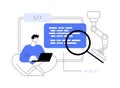 Open automation architecture abstract concept vector illustration.
