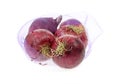 An Open Bag of Red Onions Royalty Free Stock Photo