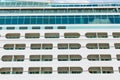 Open Balconies on a Cruise Ship Royalty Free Stock Photo