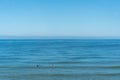 Open Baltic Sea on a summer day