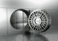 Open bank vault Royalty Free Stock Photo