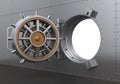 Open Bank Vault Door Royalty Free Stock Photo