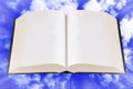 Open Bible, Book on The Sky Royalty Free Stock Photo