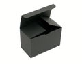 Open black empty paper box Royalty Free Stock Photo