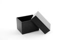 Open Black Gift Box Royalty Free Stock Photo