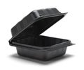 Open Black Take Out Box Royalty Free Stock Photo