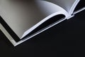 Open blank book Royalty Free Stock Photo
