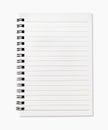 Open blank small note book Royalty Free Stock Photo