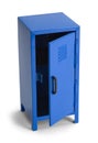 Open Blue Locker Royalty Free Stock Photo