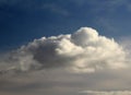 Open blue sky with big with cloud Royalty Free Stock Photo