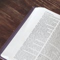 Open book Bible. The book of life Royalty Free Stock Photo