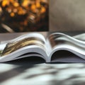 Open Book with Blurry Background Royalty Free Stock Photo