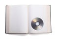 Open book and compact disk