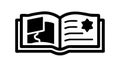 Open Book with Data, Digital Information, vector design Generative AI Royalty Free Stock Photo