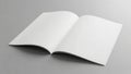 Open book on gray background Royalty Free Stock Photo