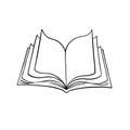 Open book 1 Royalty Free Stock Photo