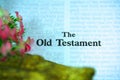 Open book of holybile index old testament for background and inspiration for multiusage